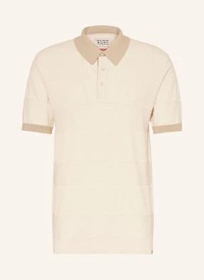 Scotch & Soda Koszulka Polo Z Dzianiny Regular Fit beige