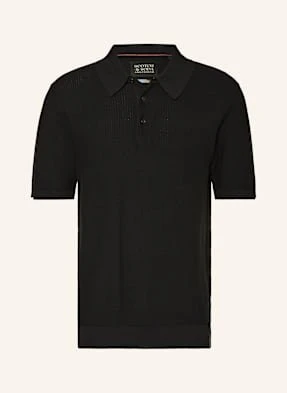 Scotch & Soda Koszulka Polo Z Dzianiny schwarz