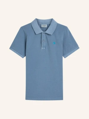 Scotch & Soda Koszulka Polo Z Pikowanym Wzorem blau