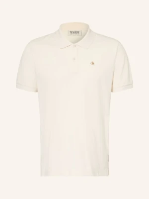 Scotch & Soda Koszulka Polo Z Pikowanym Wzorem weiss