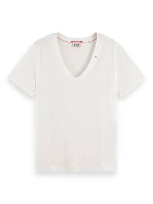 Zdjęcie produktu Scotch & Soda Koszulka w kolorze białym rozmiar: XL