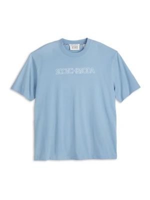 Scotch & Soda Koszulka w kolorze błękitnym rozmiar: XL