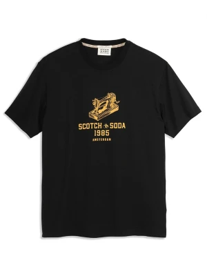 Scotch & Soda Koszulka w kolorze czarnym rozmiar: L