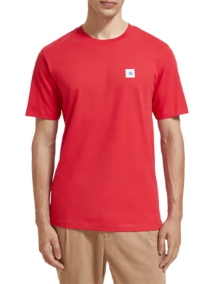 Scotch & Soda Koszulka w kolorze czerwonym rozmiar: XL