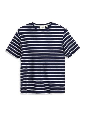Scotch & Soda Koszulka w kolorze granatowo-białym rozmiar: S