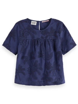 Scotch & Soda Koszulka w kolorze granatowym rozmiar: 116