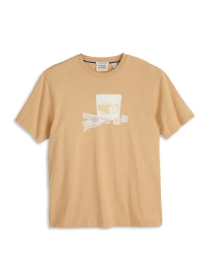 Scotch & Soda Koszulka w kolorze jasnobrązowym rozmiar: XL