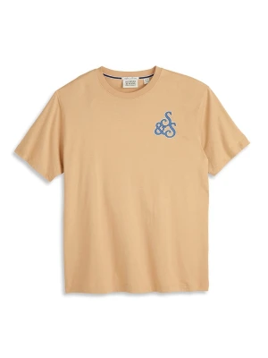 Scotch & Soda Koszulka w kolorze jasnobrązowym rozmiar: S