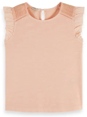 Scotch & Soda Koszulka w kolorze jasnoróżowym rozmiar: 176