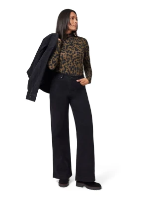 Scotch & Soda Koszulka w kolorze karmelowo-czarnym rozmiar: S