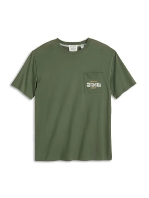 Scotch & Soda Koszulka w kolorze khaki rozmiar: M