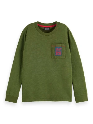 Scotch & Soda Koszulka w kolorze koralowo-oliwkowym rozmiar: 140