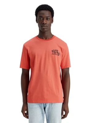 Scotch & Soda Koszulka w kolorze pomarańczowym rozmiar: L