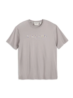Scotch & Soda Koszulka w kolorze szarym rozmiar: S