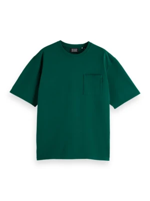 Scotch & Soda Koszulka w kolorze zielonym rozmiar: M