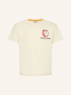 Scotch & Soda Koszulka weiss biały