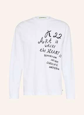 Scotch & Soda Koszulka Z Długim Rękawem weiss