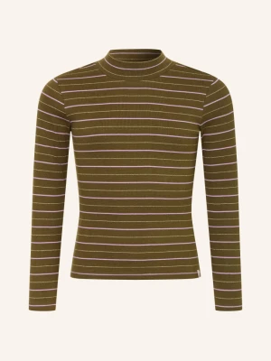 Scotch & Soda Koszulka Z Długim Rękawem Z Brokatową Przędzą gruen