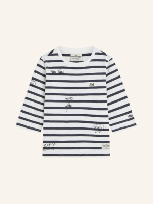 Scotch & Soda Koszulka Z Rękawem 3/4 blau