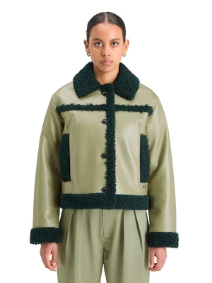 Scotch & Soda Kurtka koszulowa w kolorze czarno-oliwkowym rozmiar: XL