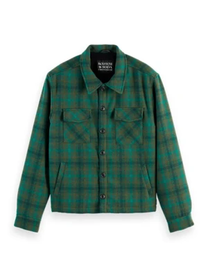 Scotch & Soda Kurtka koszulowa w kolorze zielonym rozmiar: XL