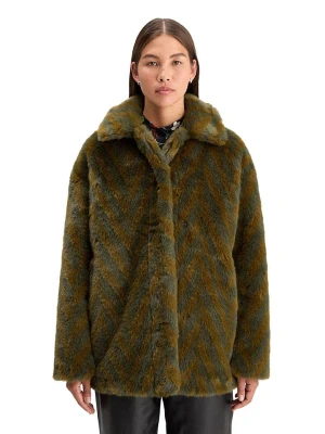 Scotch & Soda Kurtka pluszowa w kolorze ciemnozielonym rozmiar: S