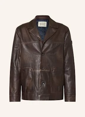Scotch & Soda Kurtka Skórzana braun