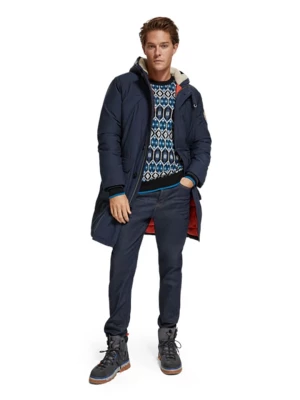 Scotch & Soda Parka w kolorze granatowym rozmiar: L