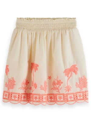 Scotch & Soda Spódnica w kolorze beżowo-pomarańczowym rozmiar: 176