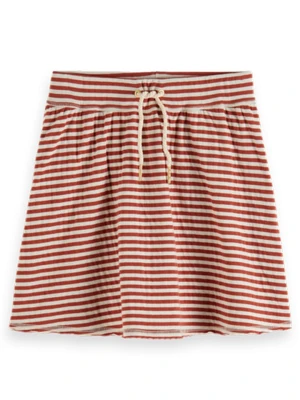 Scotch & Soda Spódnica w kolorze czerwono-kremowym rozmiar: 152