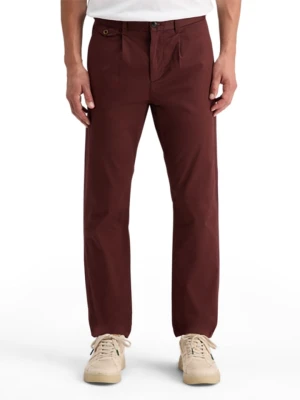 Scotch & Soda Spodnie chino w kolorze bordowym rozmiar: W30/L32