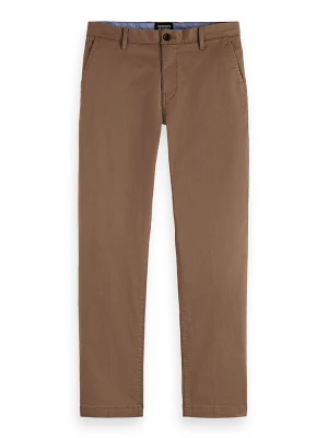 Scotch & Soda Spodnie chino w kolorze brązowym rozmiar: W34/L32