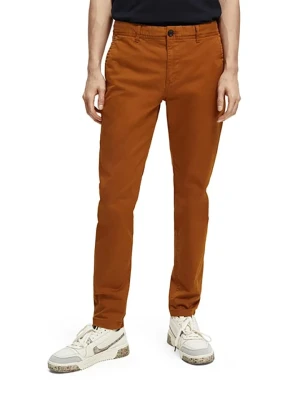 Scotch & Soda Spodnie chino w kolorze jasnobrązowym rozmiar: W34/L32