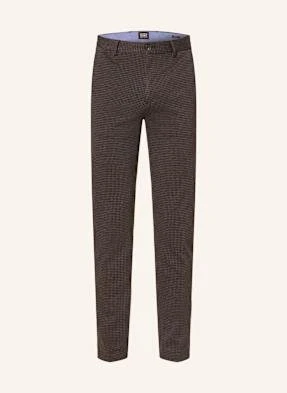 Scotch & Soda Spodnie Dżersejowe Mott Super Slim Fit braun
