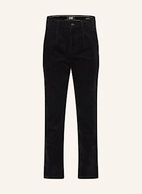 Scotch & Soda Spodnie Sztruksowe Loose Taper Fit grau