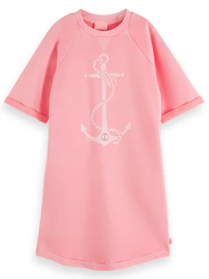 Scotch & Soda Sukienka dresowa w kolorze jasnoróżowym rozmiar: 176