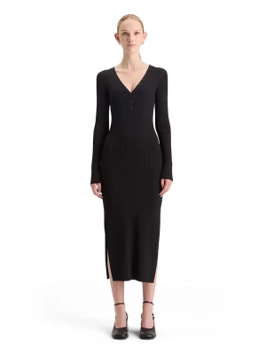 Scotch & Soda Sukienka dzianinowa w kolorze czarnym rozmiar: XS