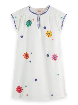 Scotch & Soda Sukienka w kolorze biało-niebieskim rozmiar: 164