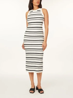 Scotch & Soda Sukienka w kolorze kremowo-czarnym rozmiar: XS