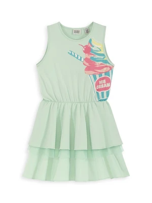 Scotch & Soda Sukienka w kolorze zielonym ze wzorem rozmiar: 134/140