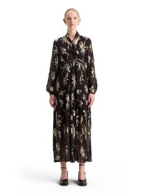 Scotch & Soda Sukienka w kolorze złoto-czarnym rozmiar: 36