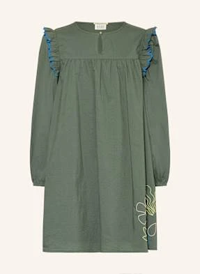 Scotch & Soda Sukienka Z Falbankami gruen