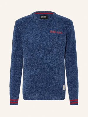 Scotch & Soda Sweter blau NIEBIESKI