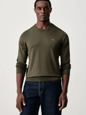 Scotch & Soda sweter męski z wiskozą zielony
