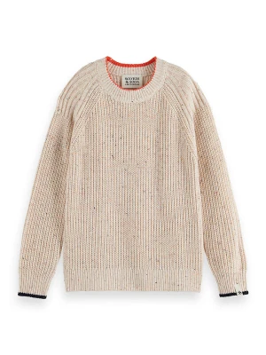 Scotch & Soda Sweter w kolorze beżowym rozmiar: 128
