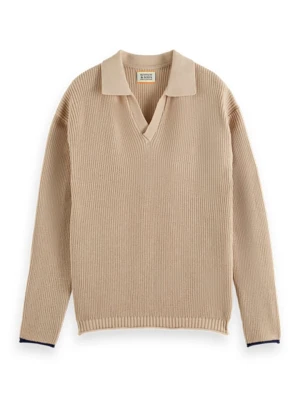 Scotch & Soda Sweter w kolorze beżowym rozmiar: L