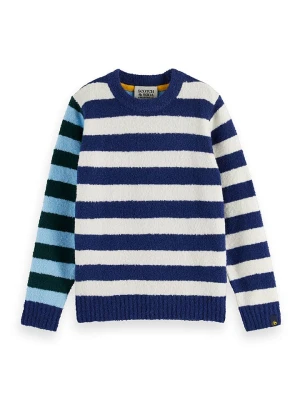 Scotch & Soda Sweter w kolorze biało-niebieskim rozmiar: 176