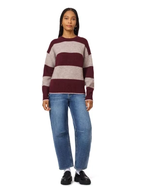 Scotch & Soda Sweter w kolorze bordowo-szarobrązowym rozmiar: M