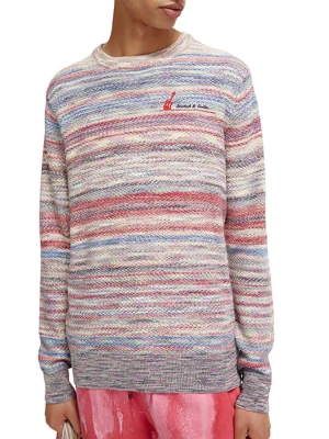 Scotch & Soda Sweter w kolorze czerwonym rozmiar: L