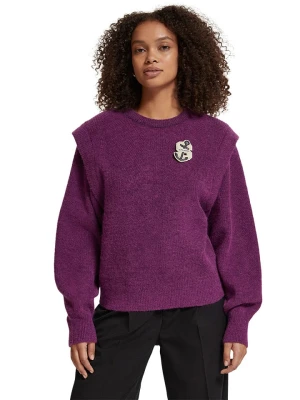 Scotch & Soda Sweter w kolorze fioletowym rozmiar: S